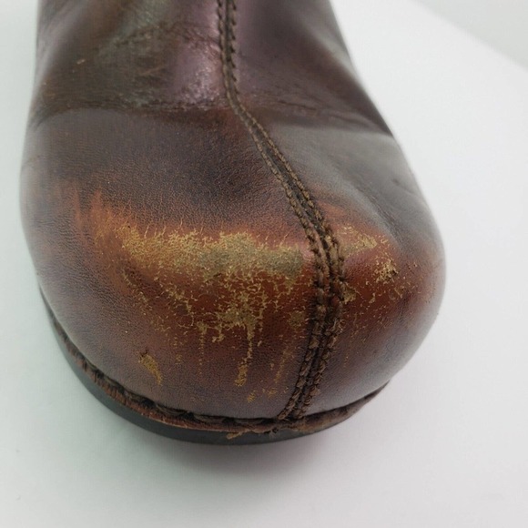 Dansko Womens Size EU 41 US 10.5-11 Brown Leather Slip On Work Nurse Clog Shoes - Picture 10 of 13